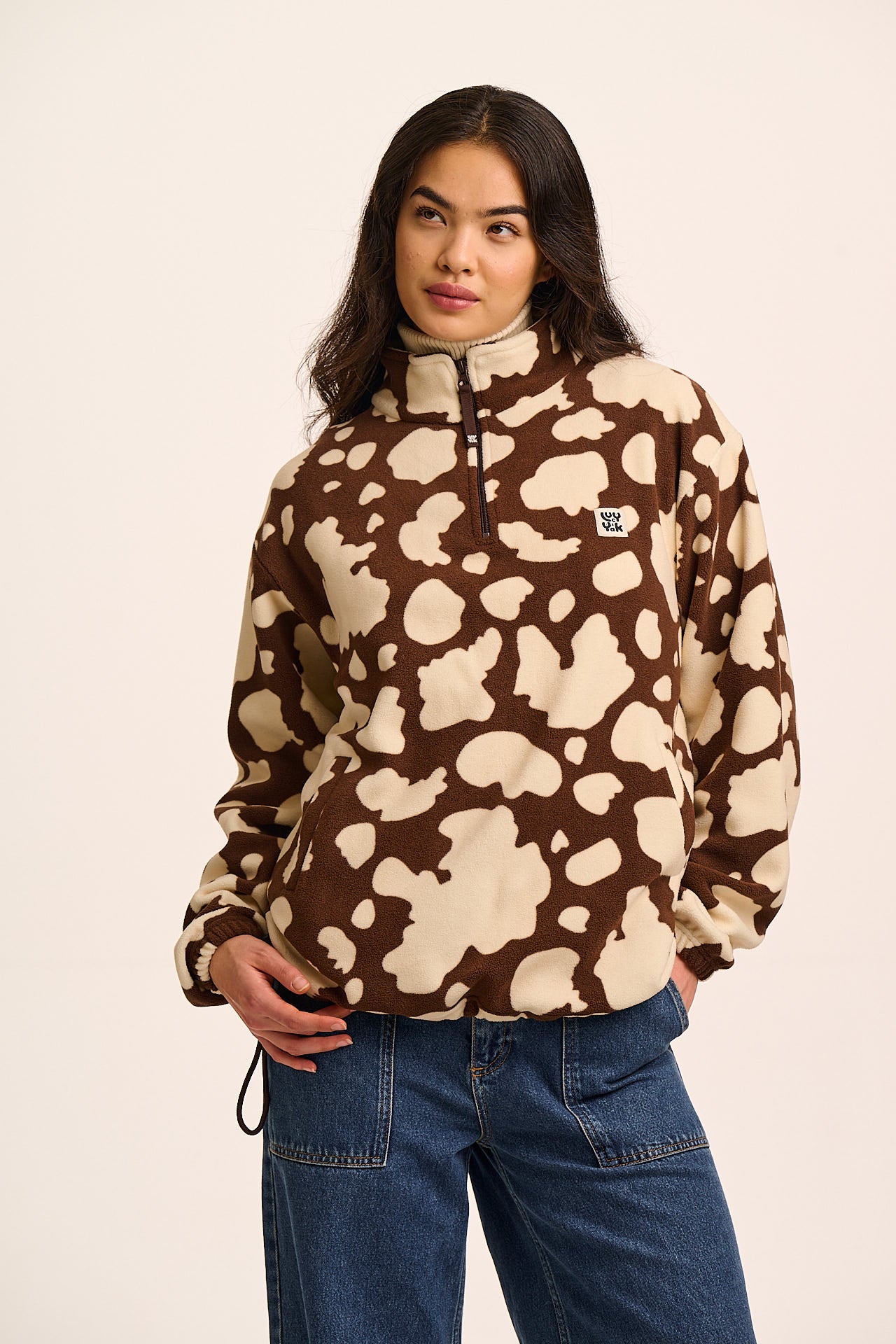 Stevie - Polar Fleece in Bessie Print