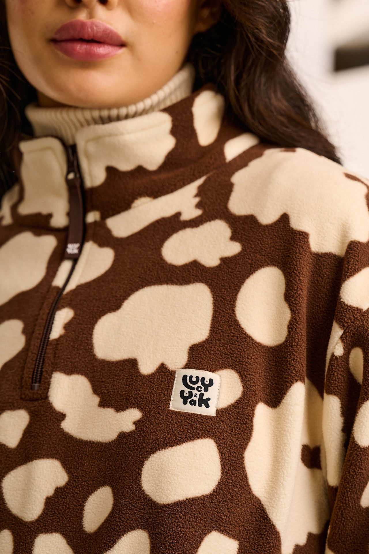 Stevie - Polar Fleece in Bessie Print