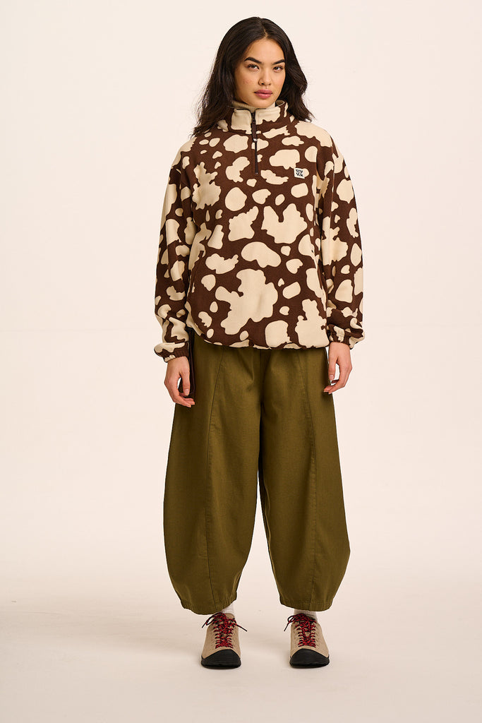 Stevie - Polar Fleece in Bessie Print