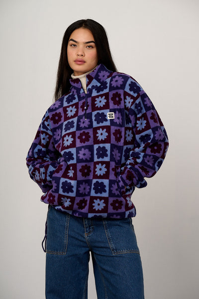 Stevie - Polar Fleece in Delano Check – Lucy & Yak