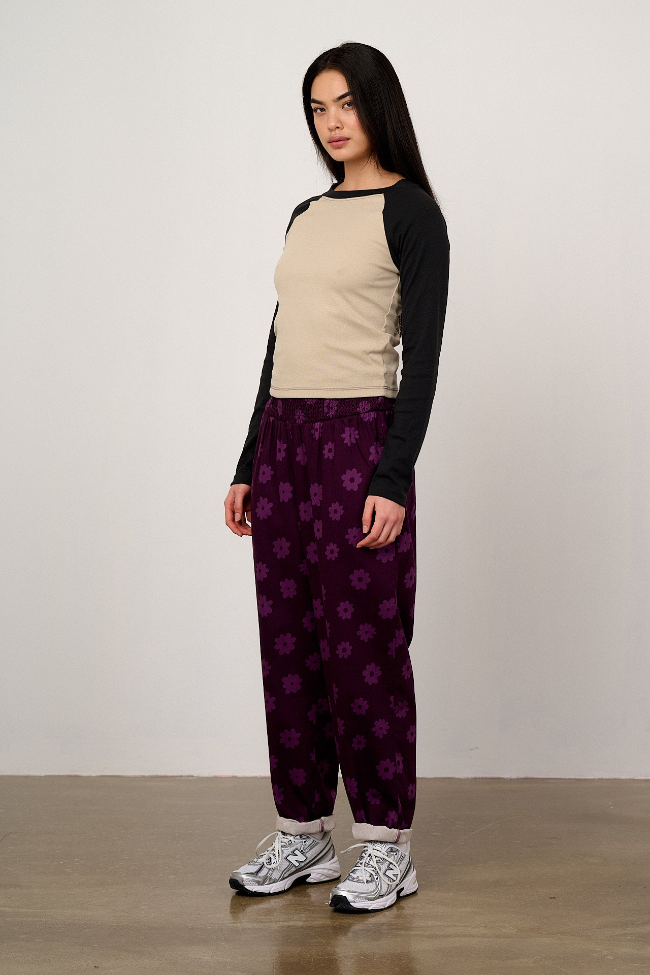 Alexa - Cotton Trousers in Purple Delano – Lucy & Yak