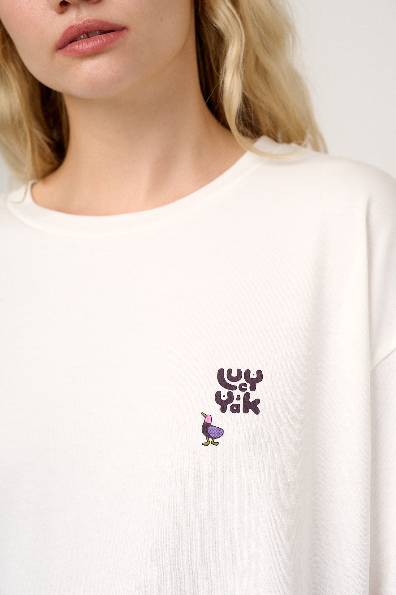 Benny - Oversized Heavyweight Cotton T-Shirt in Musical Cat – Lucy