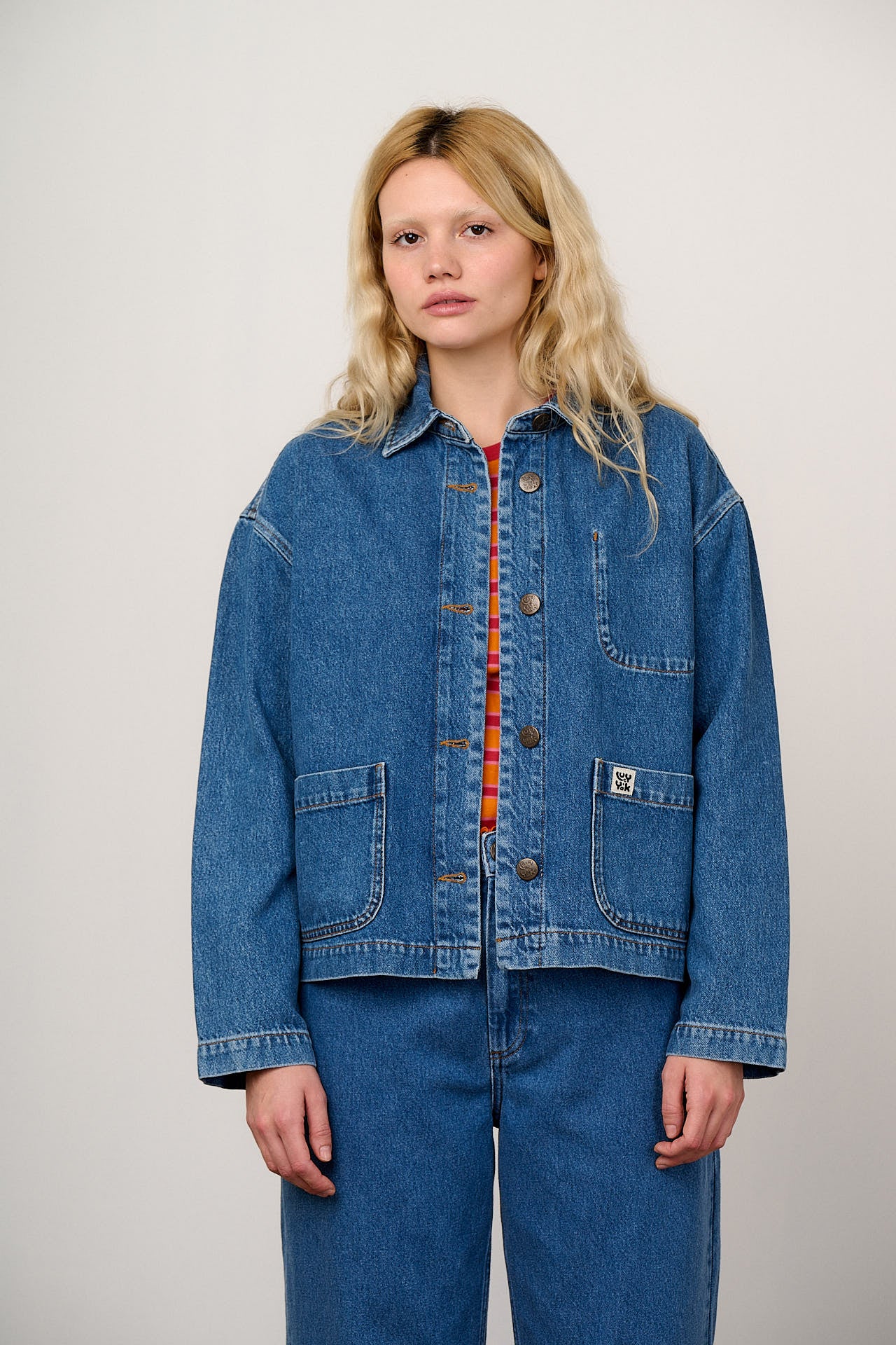 Connie Denim Jacket Mid Wash