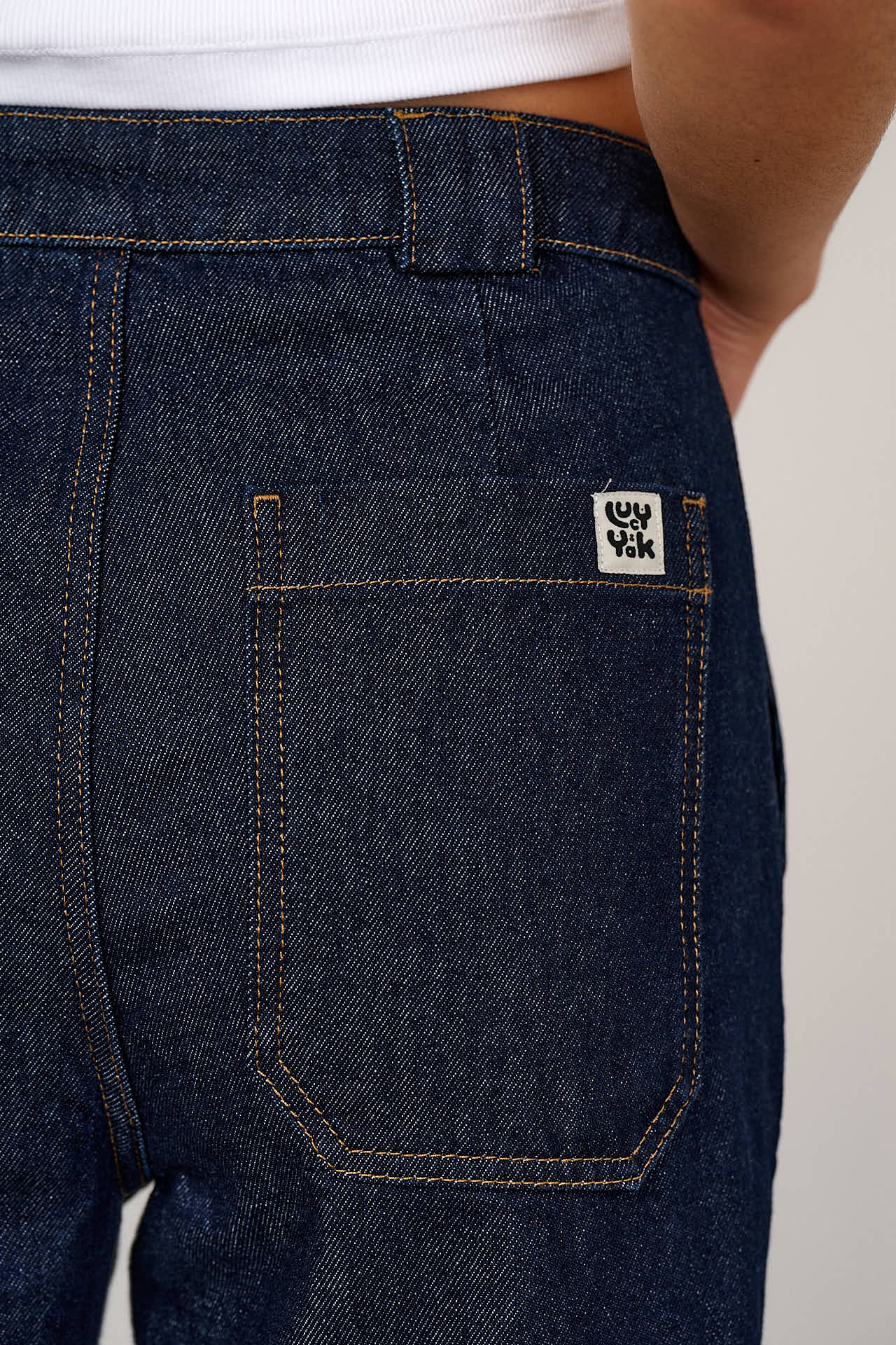 Delores - Wide Leg Denim Jeans in Indigo