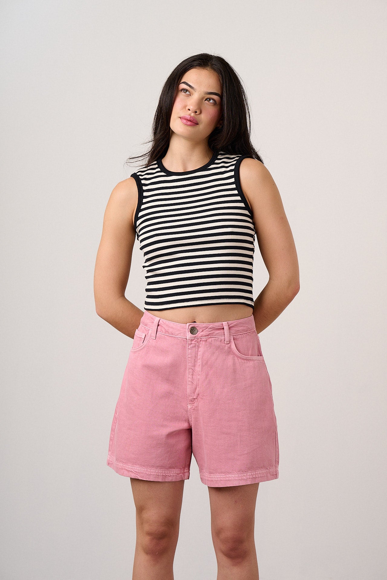 Lexi - Denim Short in Cashmere Rose Wash – Lucy & Yak