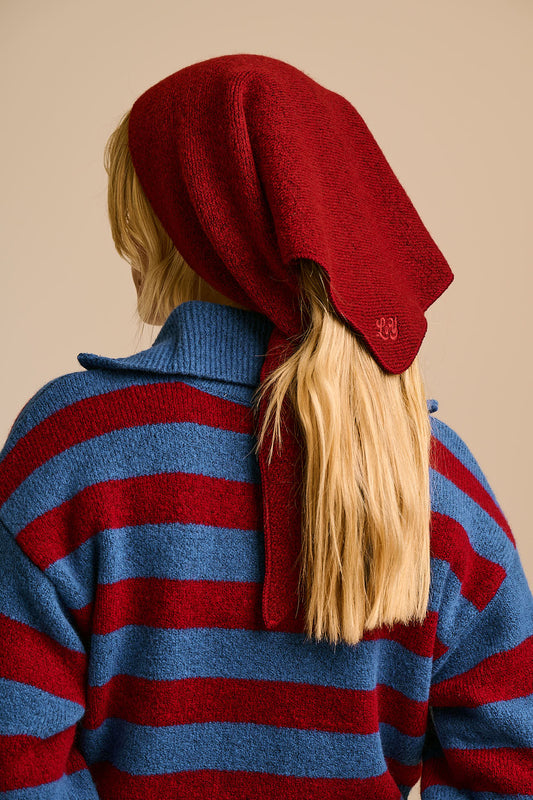 Loki - Neck Scarf in Burgundy