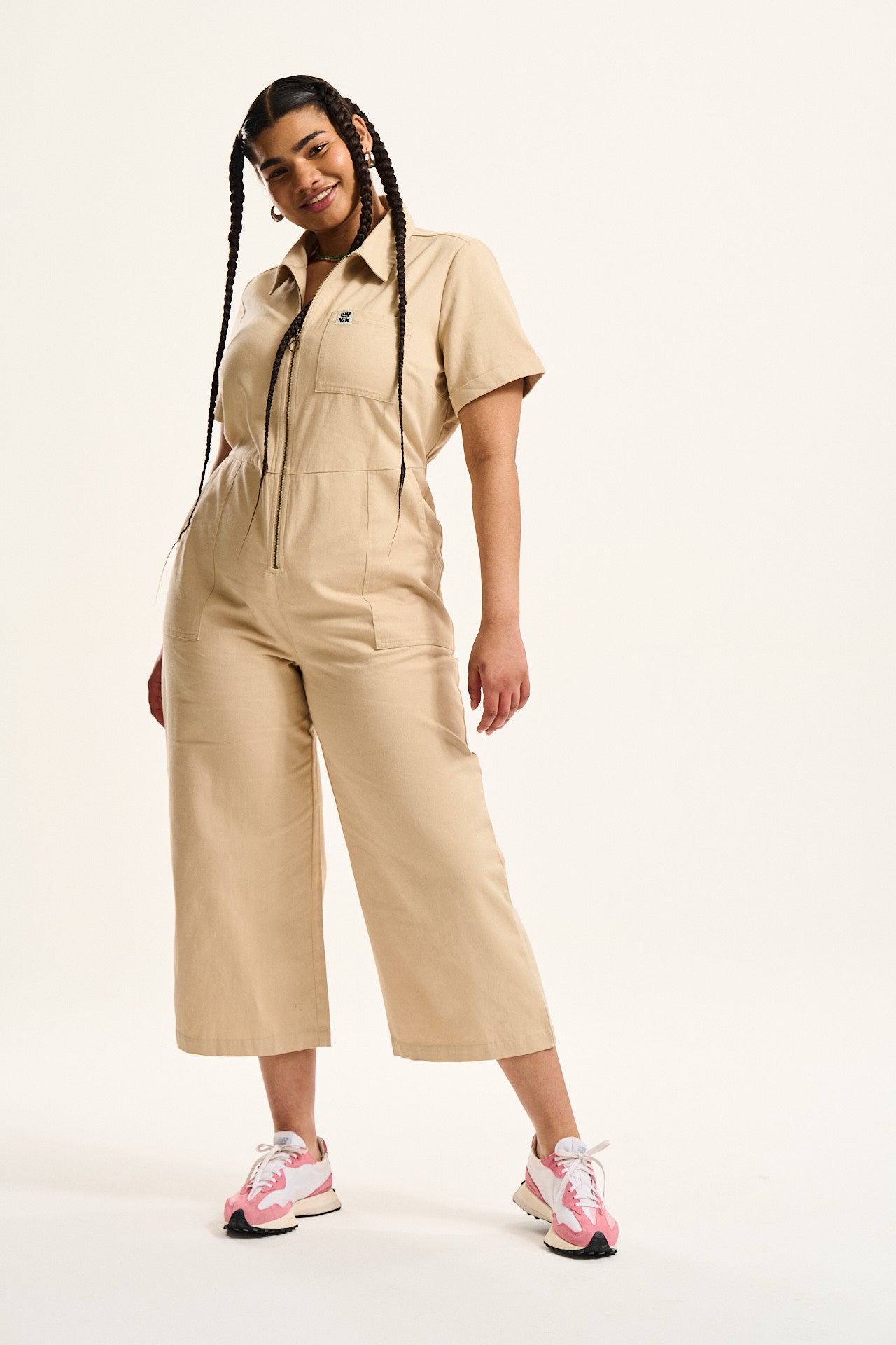 Topshop cream best sale boiler suit