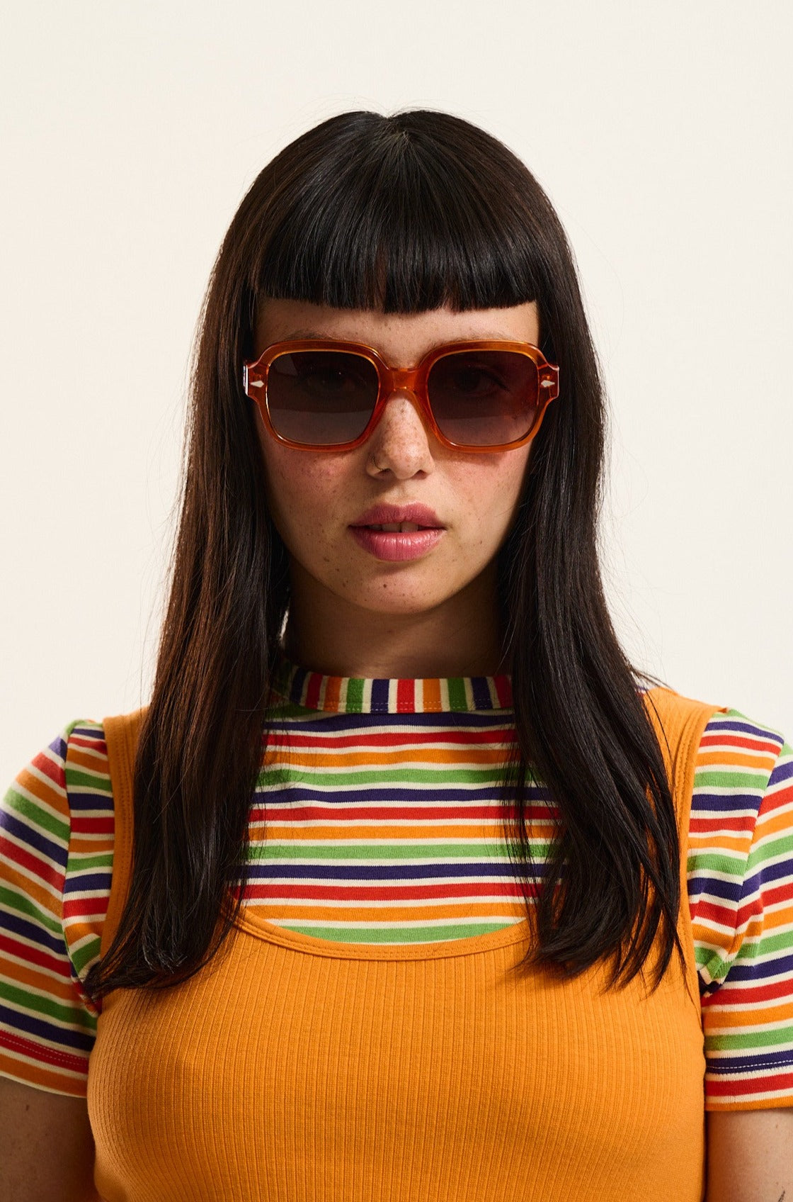 Pala X Lucy & Yak: Haiba Sunglasses - Flame Orange