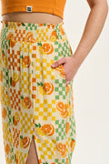Poppy Skirt: LENZING™ ECOVERO™ - Zesty