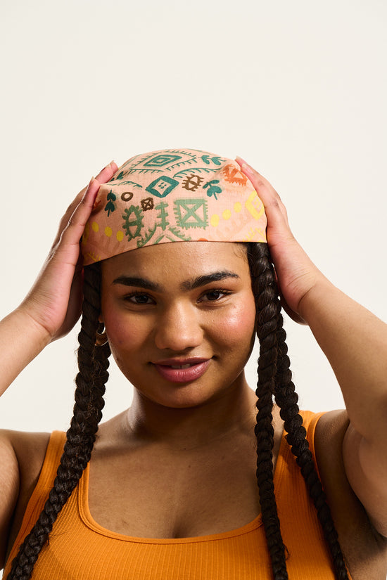 Headscarf in Argan Print Lucy & Yak