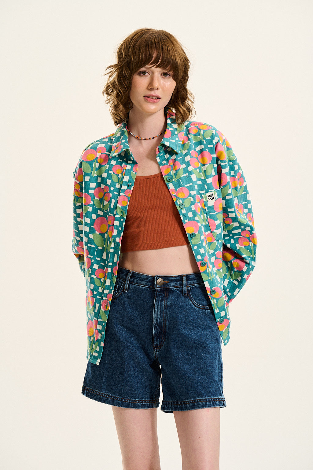 Lenny Overshirt: ORGANIC COTTON - Linaria