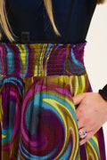 Poppy Skirt: LENZING™ ECOVERO™ - Digital Swirl