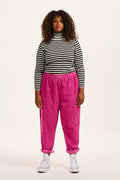 Billie Trousers: ORGANIC CORDUROY - Power Pink