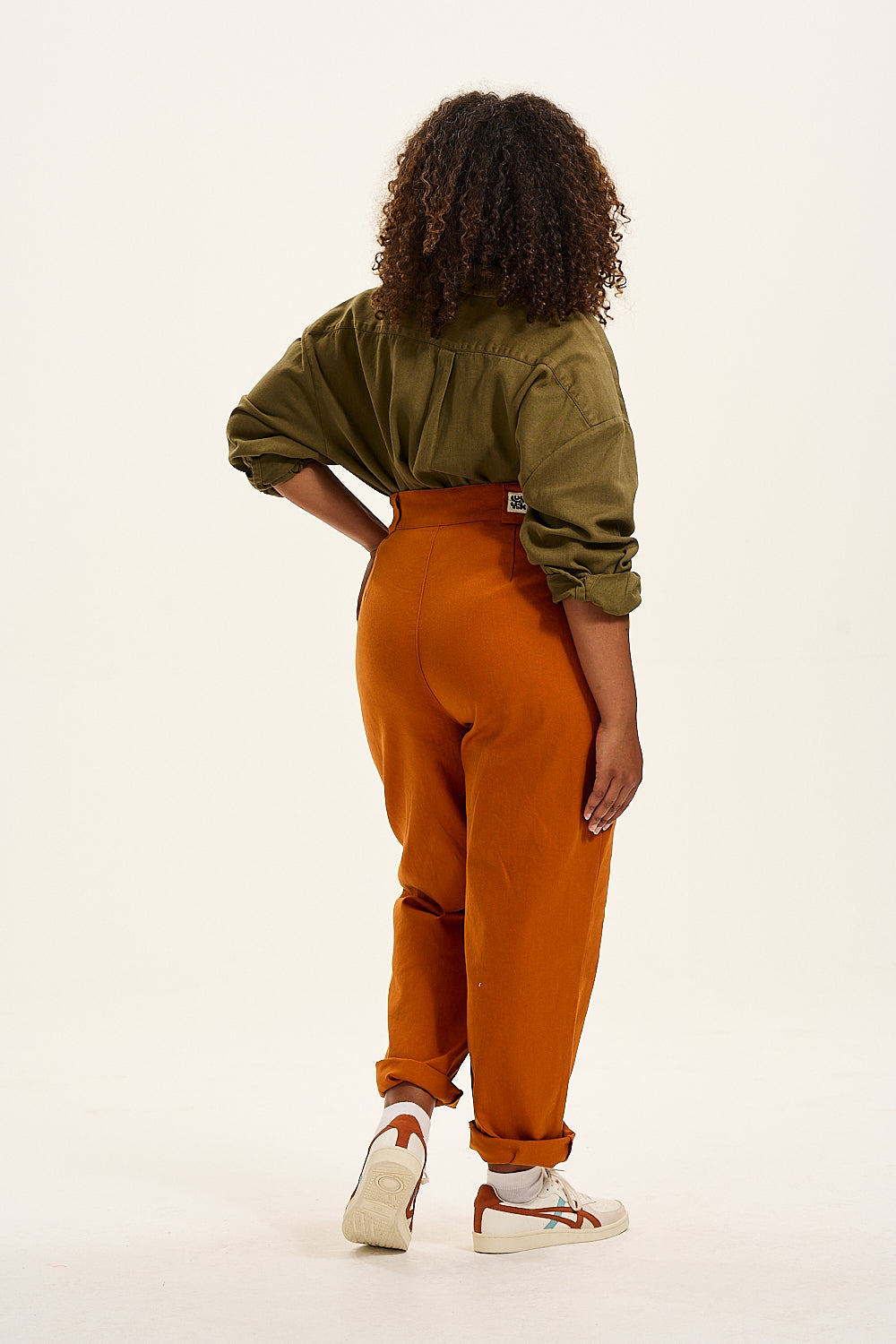 Addison Tapered Jeans: ORGANIC TWILL - Autumn Maple
