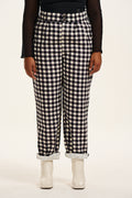 Addison Tapered Jeans: ORGANIC TWILL - Gingham-Lou