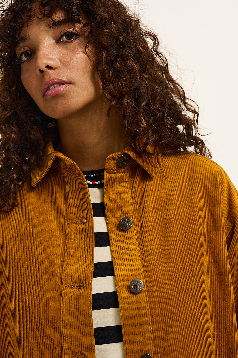 Corduroy yellow store jacket