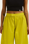 Beau Trousers: DEADSTOCK FABRIC - Lime