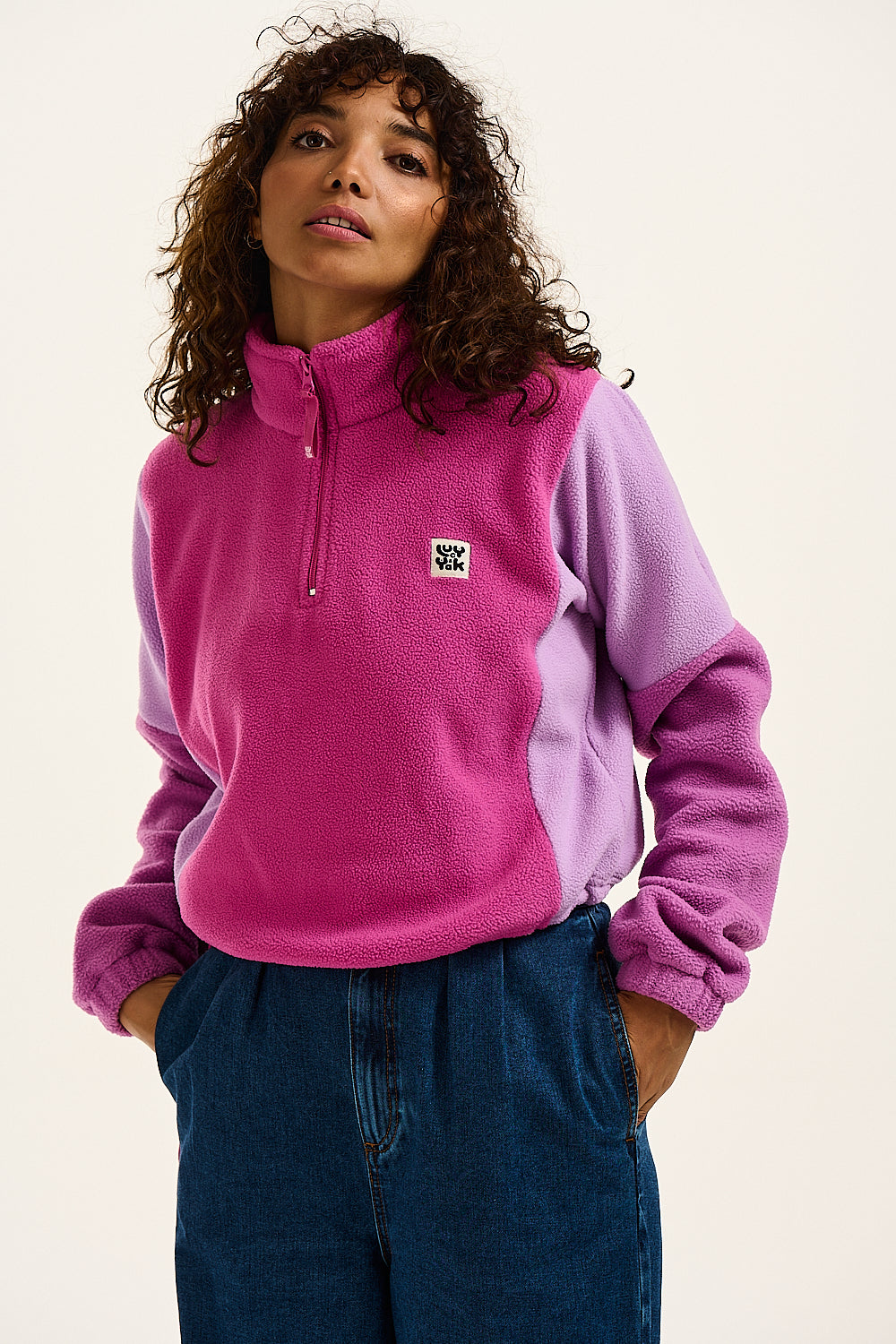 Lucy and yak cropped fleece Clearance