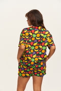 Skye Pyjamas Set: ORGANIC COTTON - Fruit Salad Print