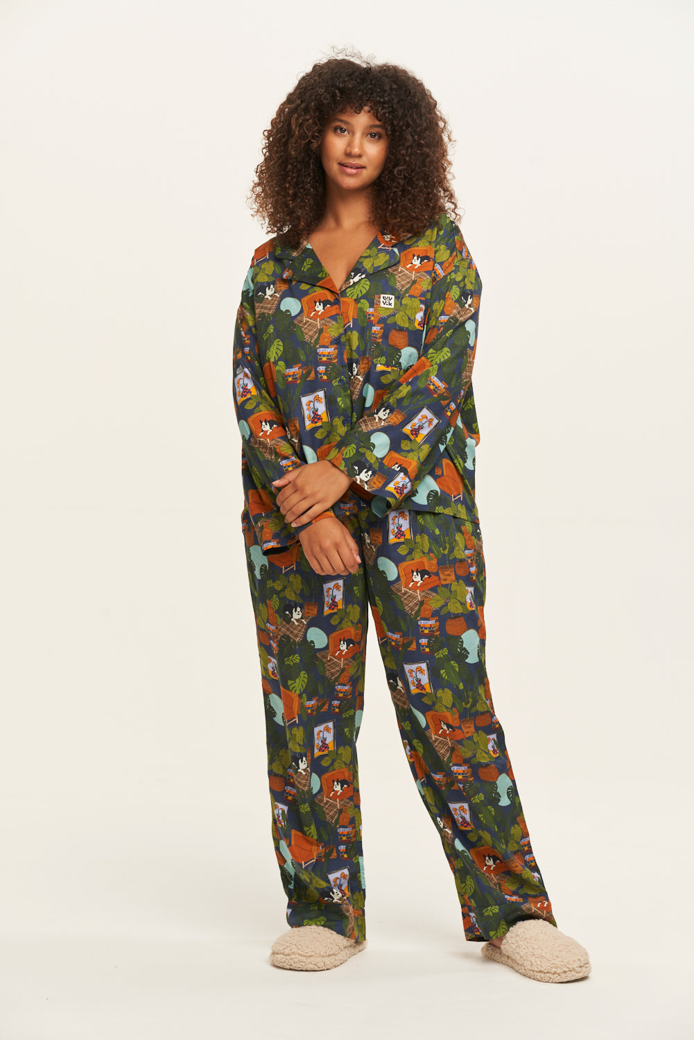 Cotton Rich Dreamer Slogan Pyjama Set