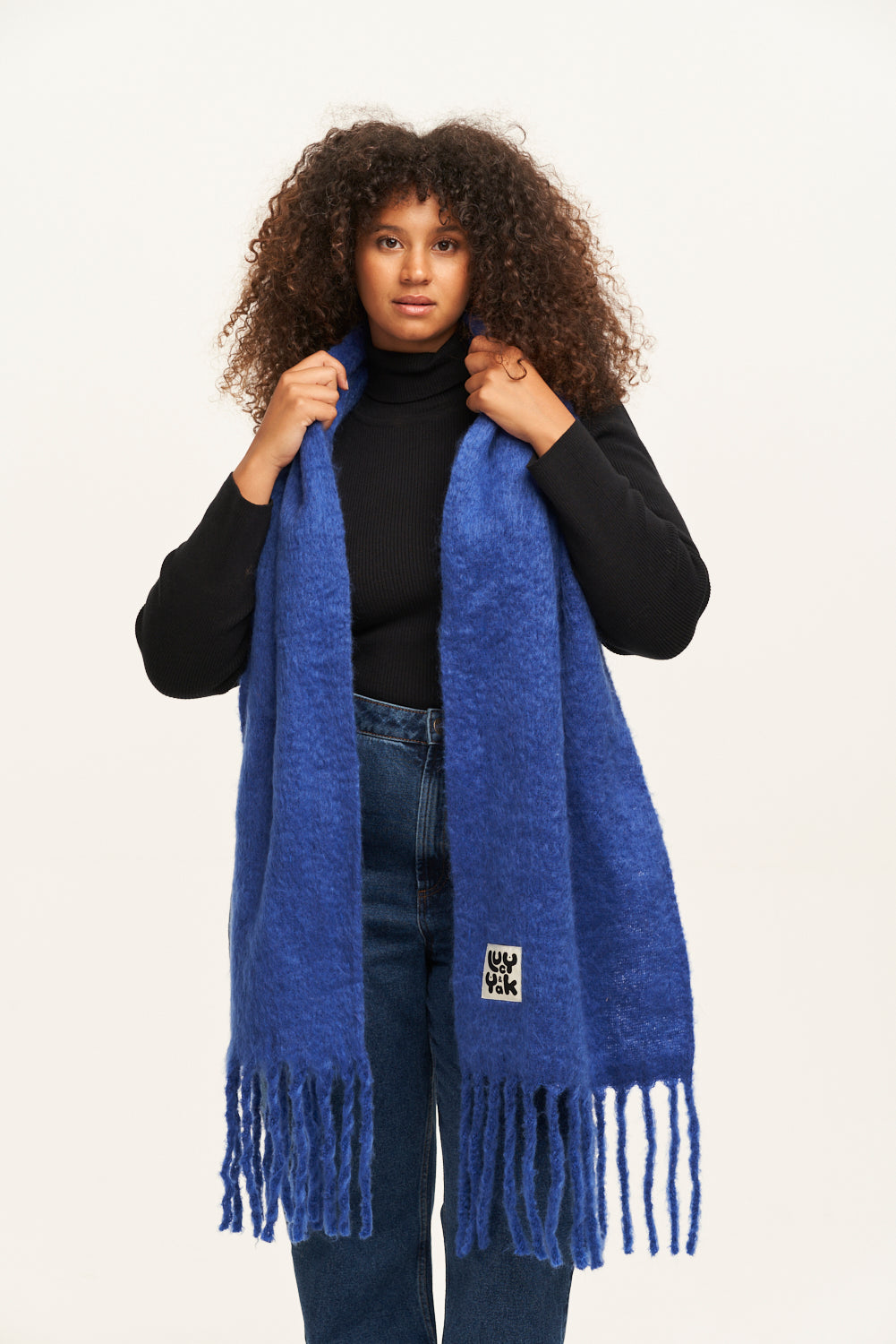 Cobalt store blue scarf