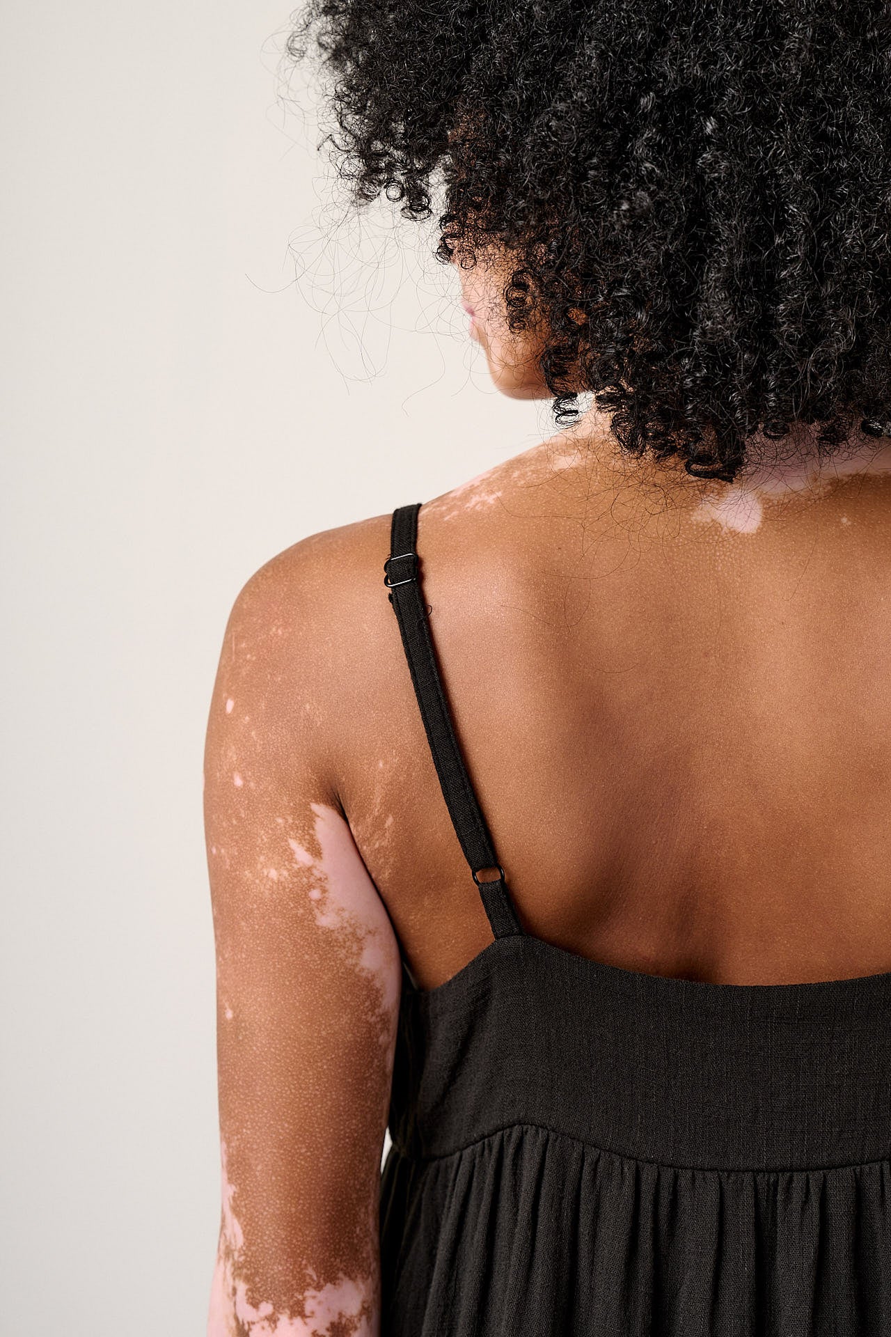 Mable - Cotton Maxi Dress in Black