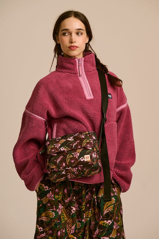 Maddox - Recycled Polyester Crossbody Bag in Butterfly
