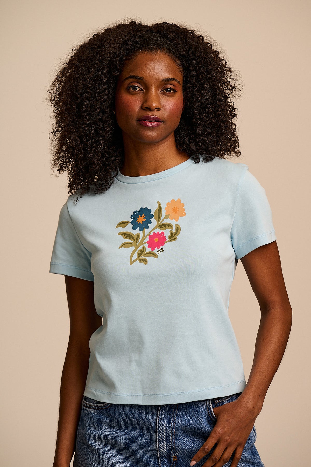 Maya Cotton T Shirt Floral Print
