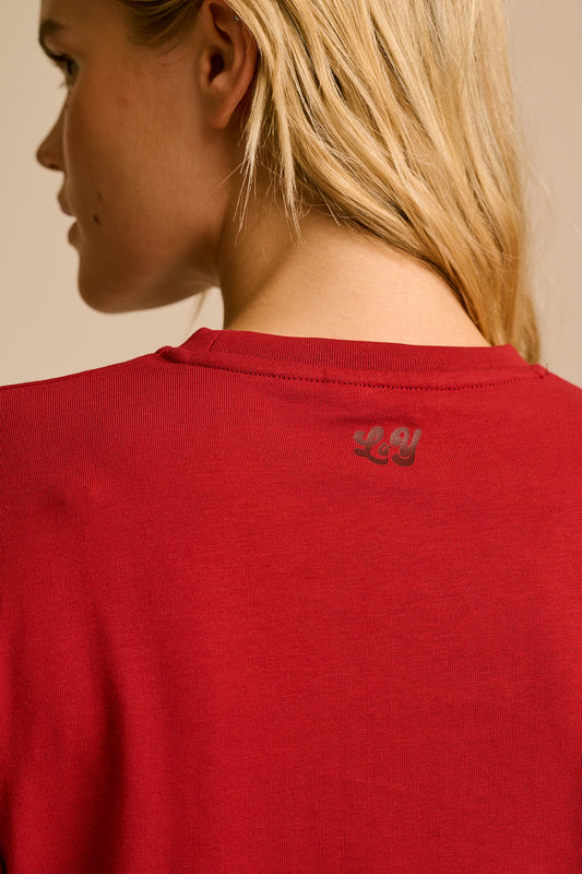 Mio - Organic Cotton T-shirt in Red