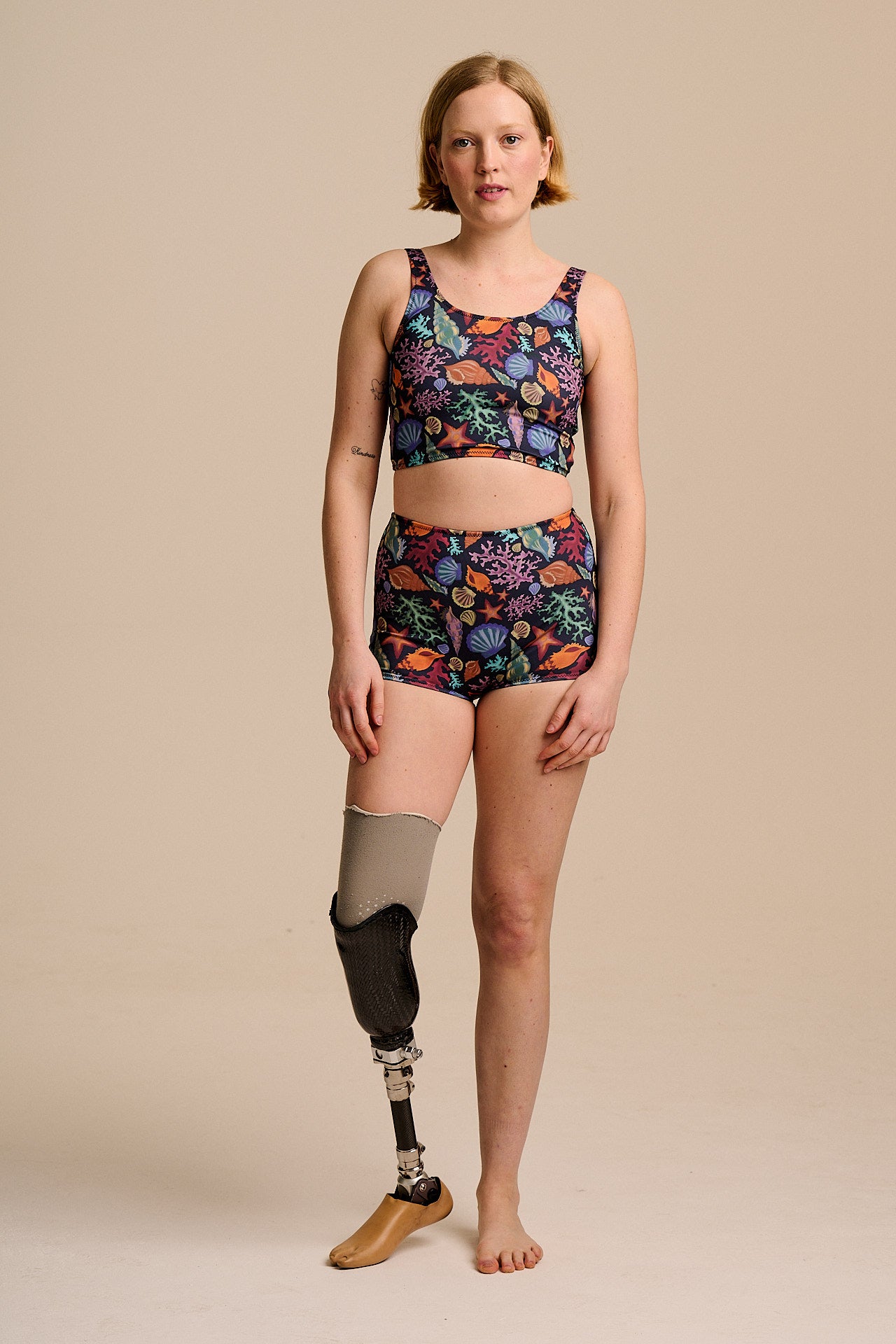 Monte - Bikini Bottom Shorts in Shell Print