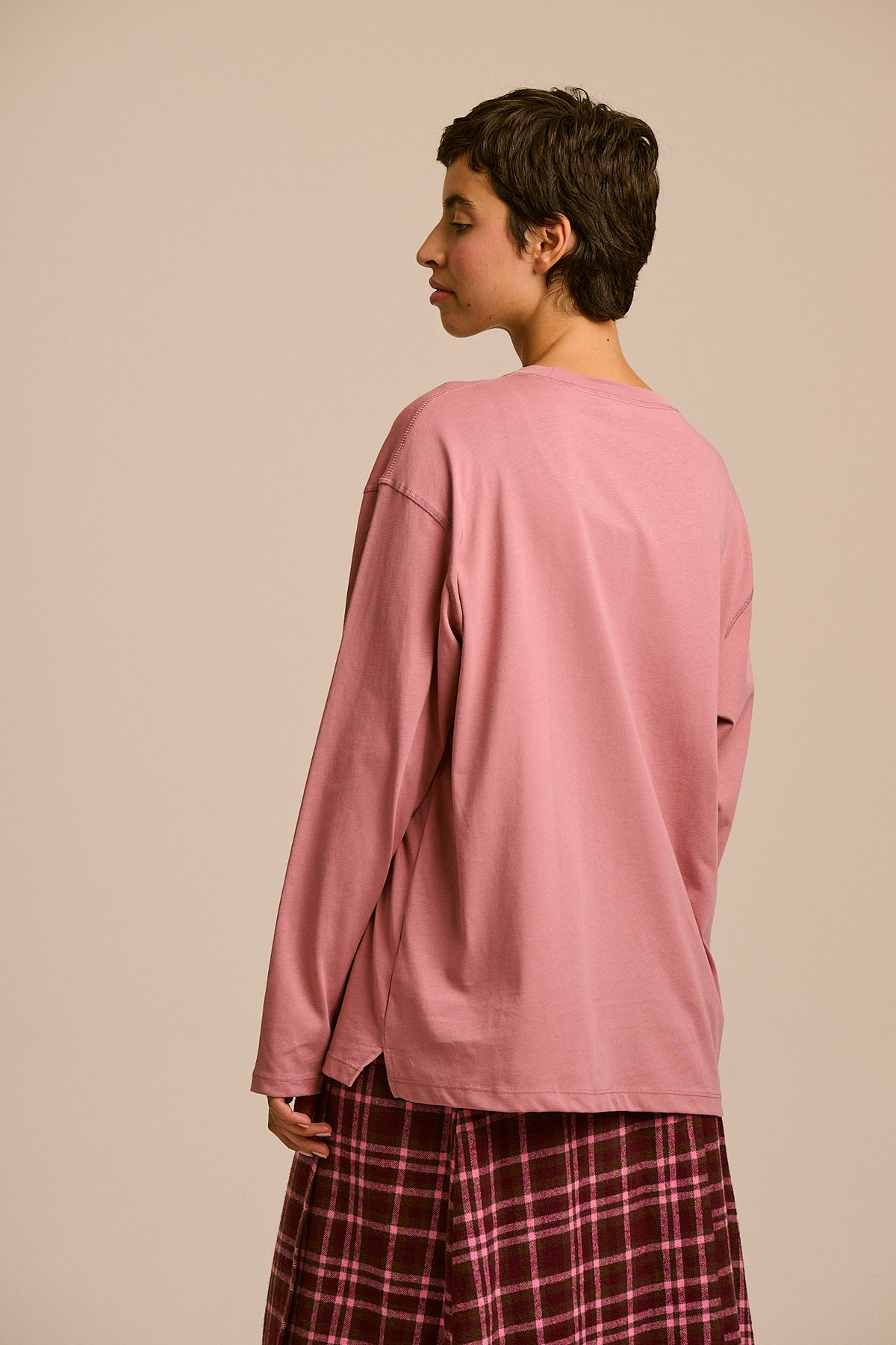 Murat - Organic Cotton Oversized Long Sleeve in Romantic Garden Print