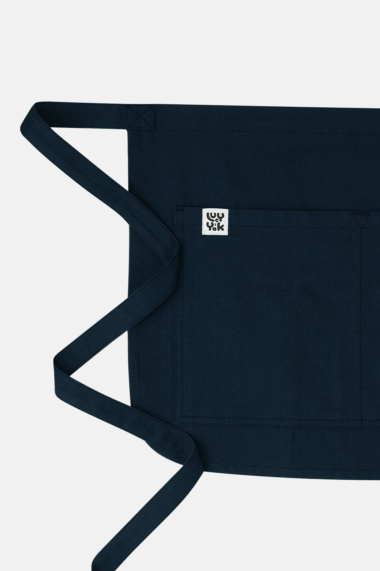 Millau - Midweight Cotton Waist Apron in Navy