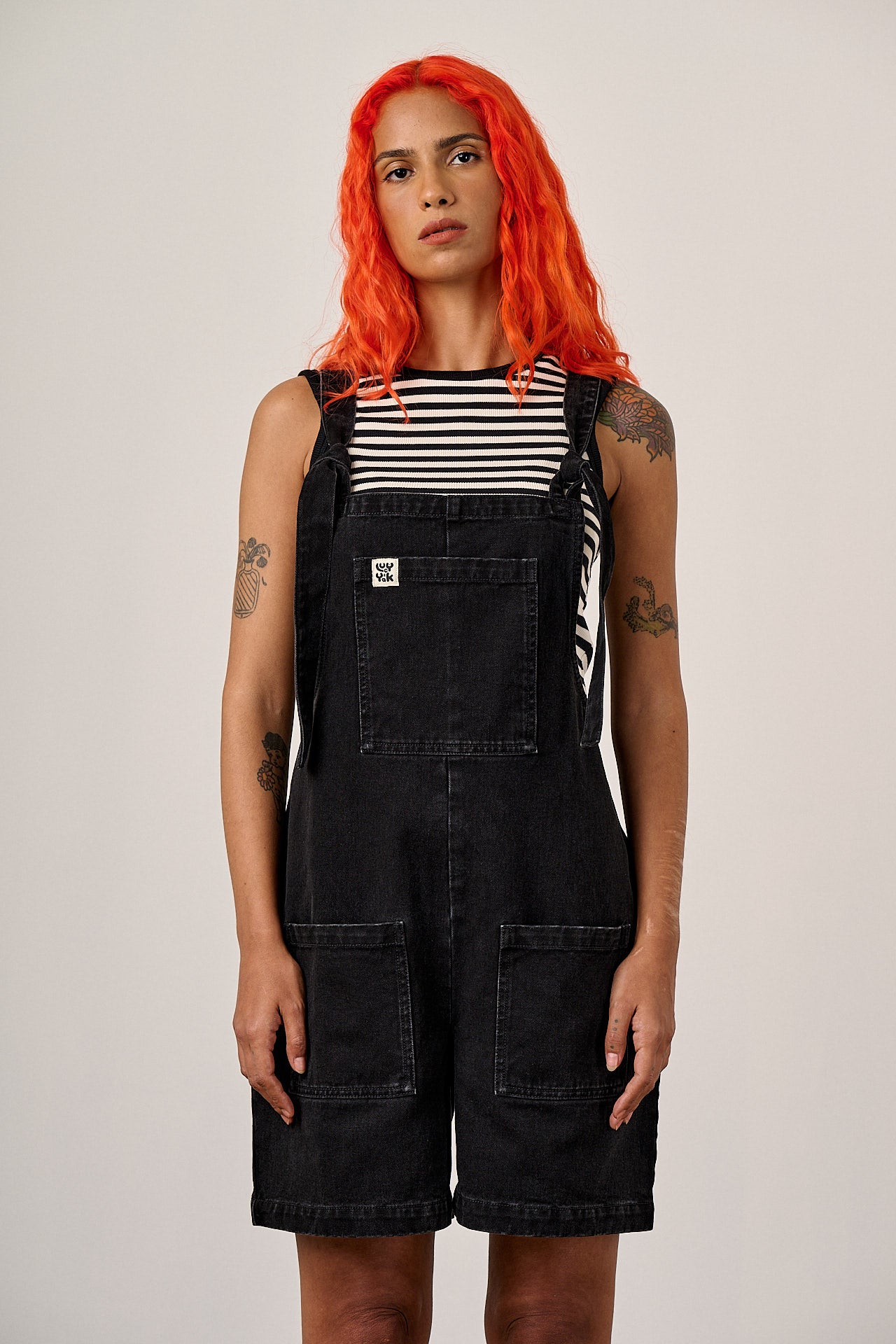 Original Shorts Cotton Dungaree Shorts Washed