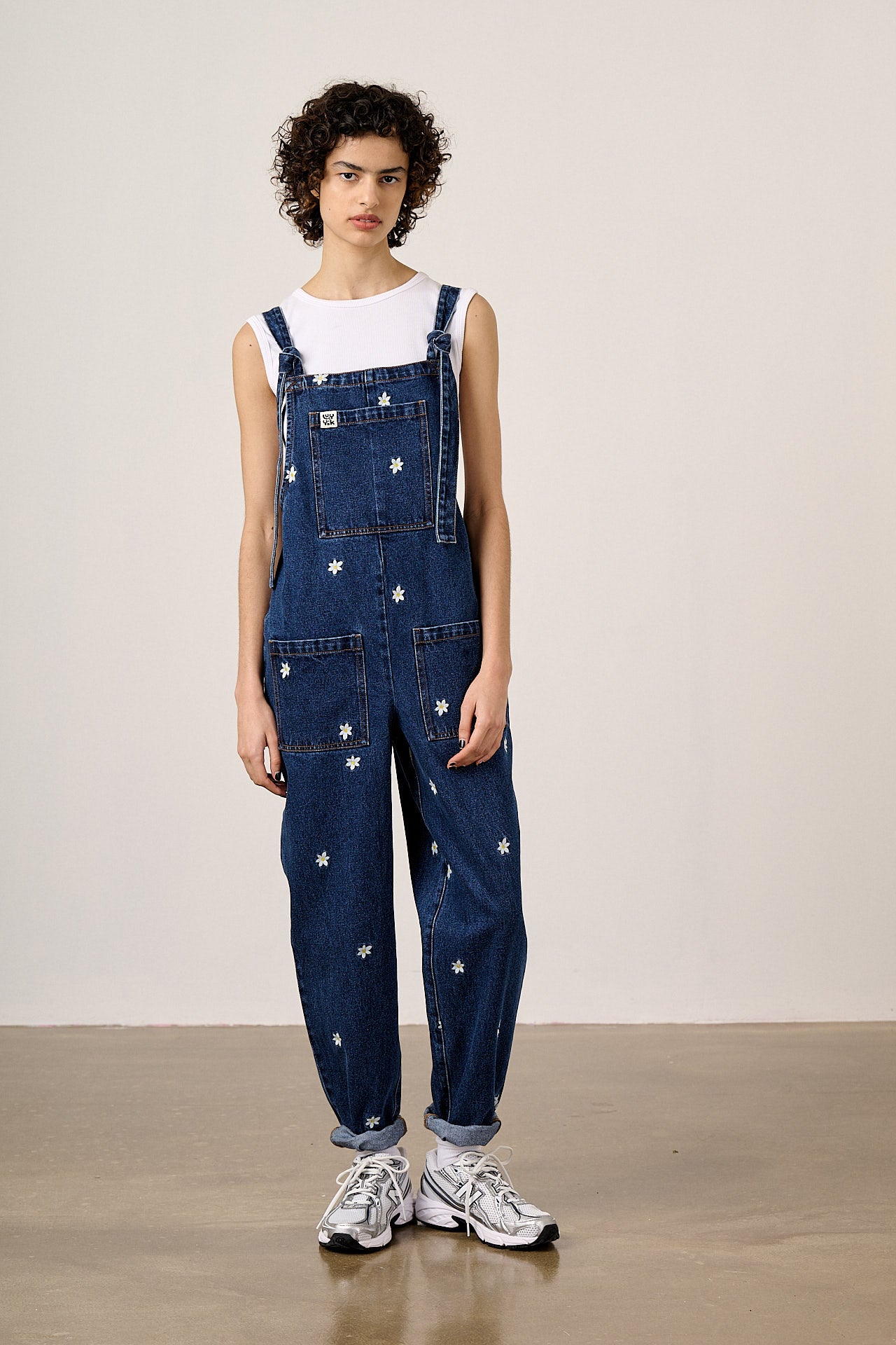 Original - Denim Dungarees in Daisy Embroidery – Lucy & Yak