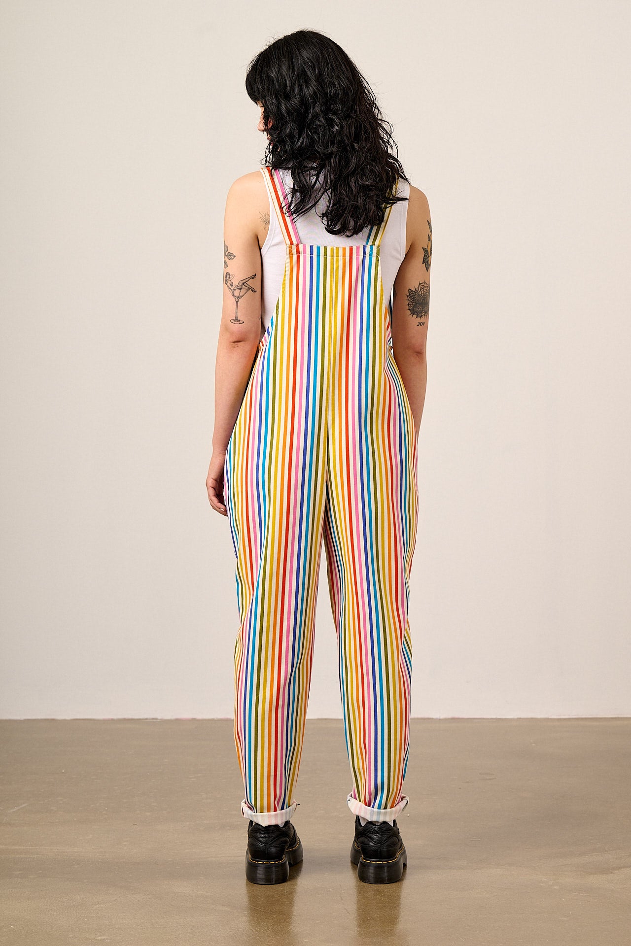 Original - Cotton Dungarees in Vintage Rainbow