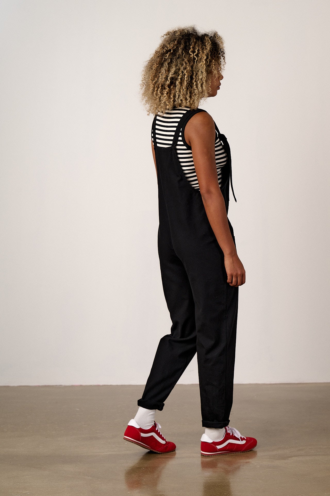 Original - Cotton Dungarees in Black