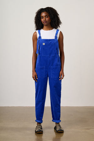 Original - Corduroy Dungarees in Cobalt Blue