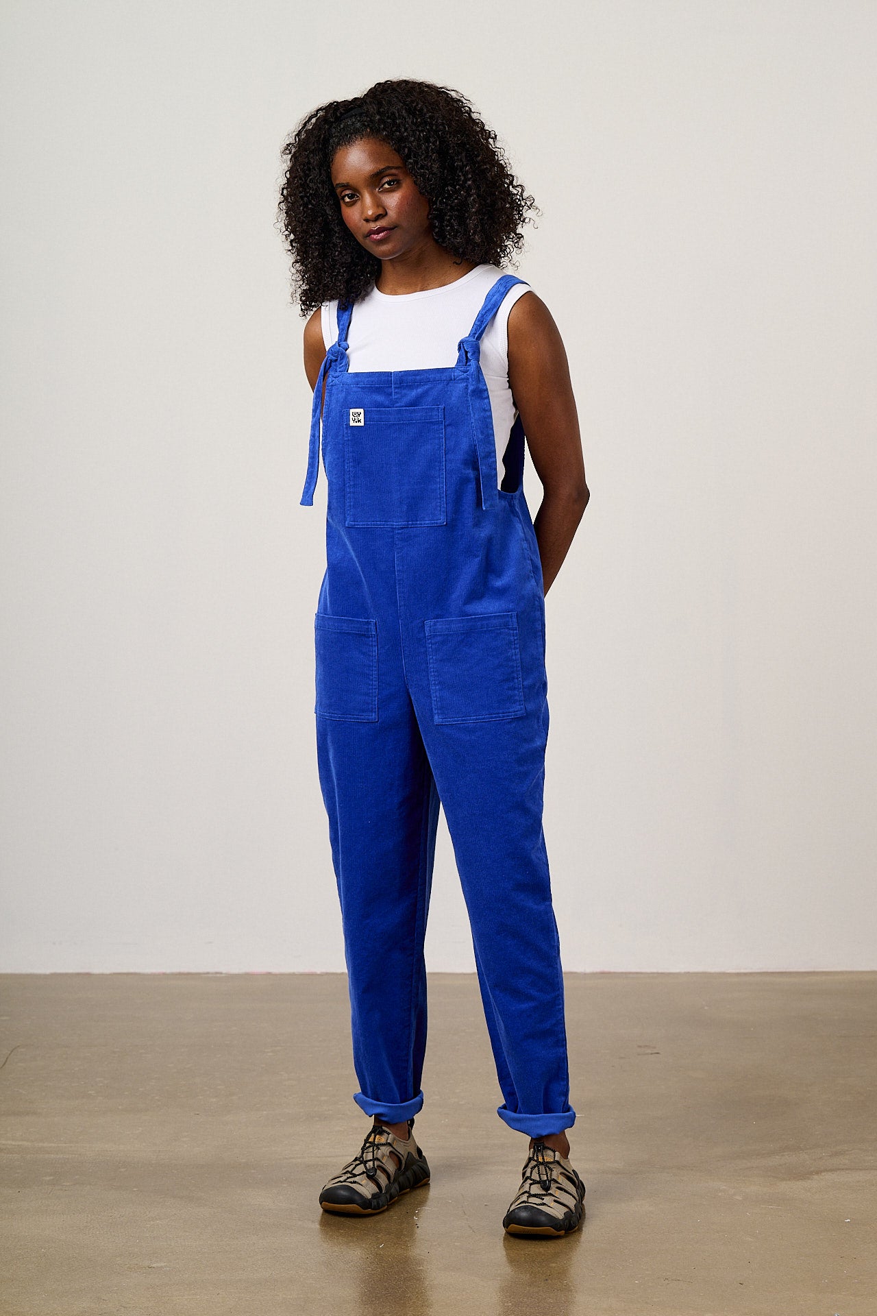 Original - Corduroy Dungarees in Cobalt Blue
