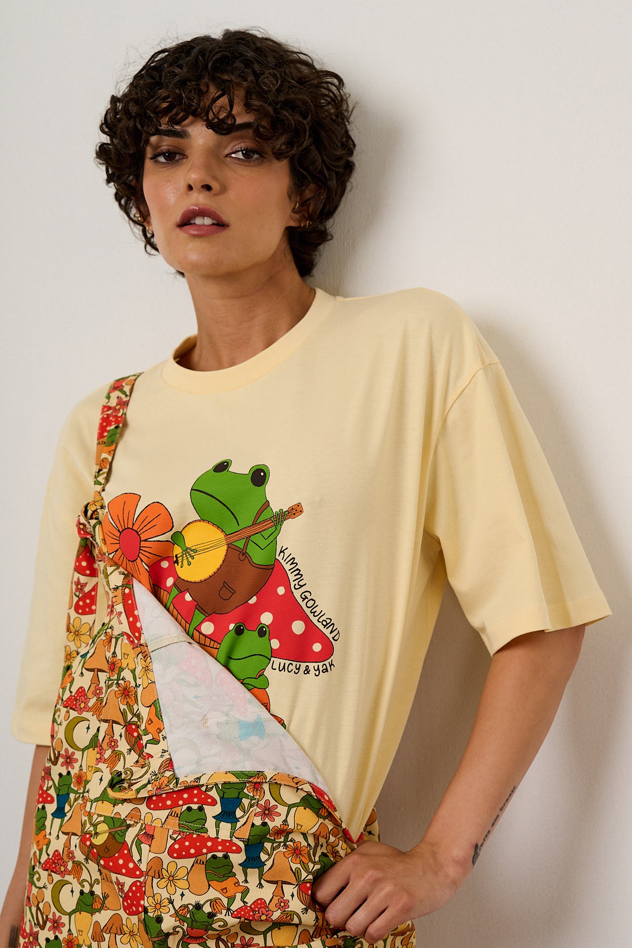 Benny Oversized T-Shirt - Organic Cotton in Kimmy Gowland & Yak