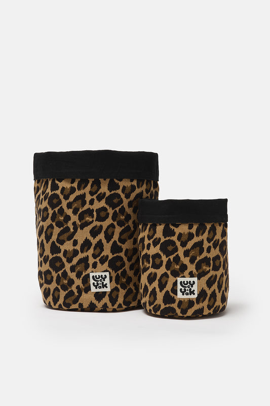 Plant Pot Covers in Leo Print (2 Pack)