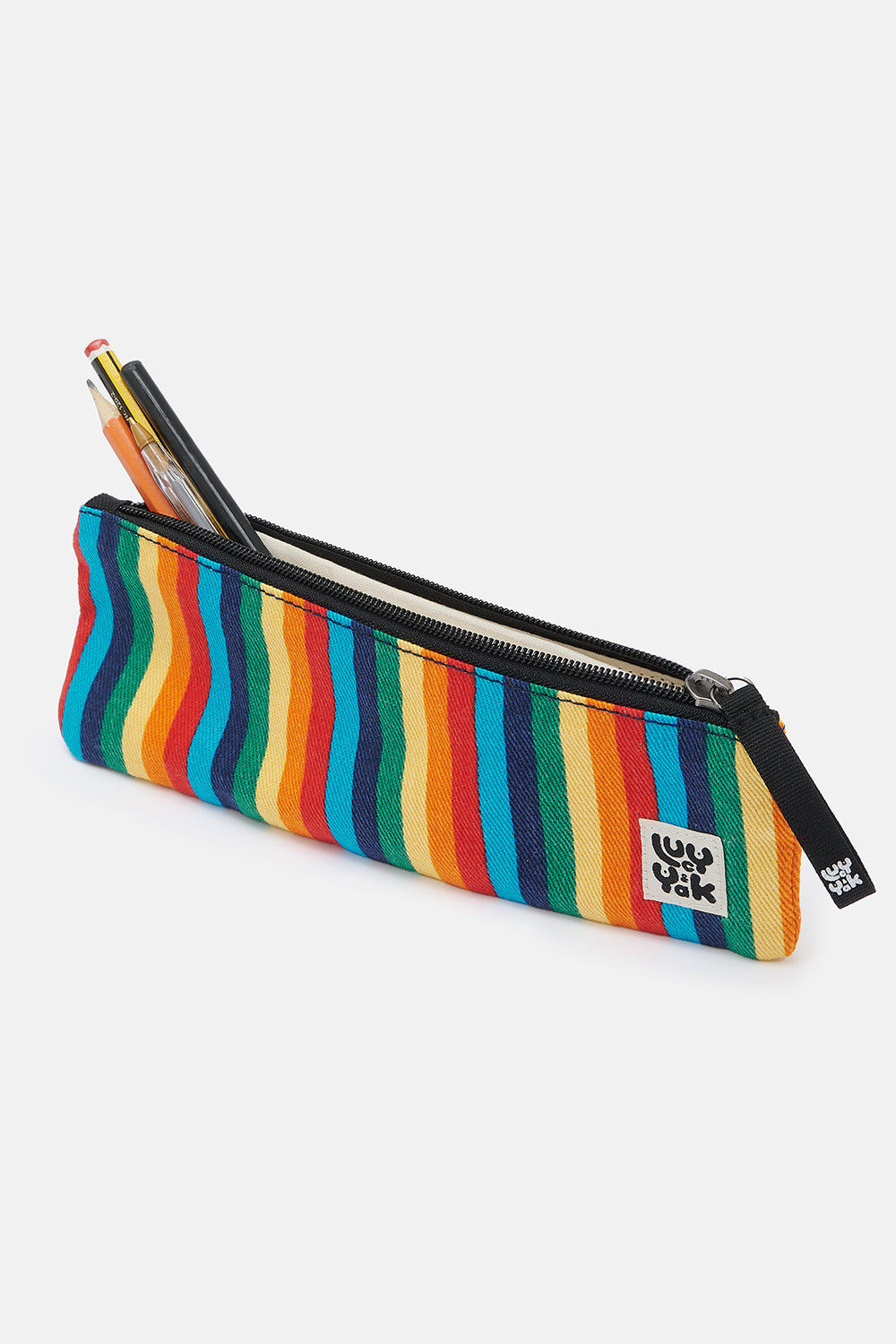 Pierra - Pencil Case Pouch in Rainbow Print