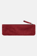 Pierra Pouch: DEADSTOCK FABRIC - Red Cord