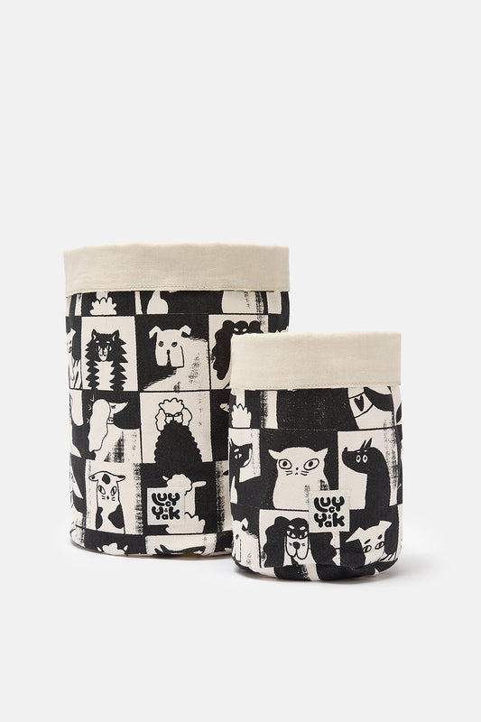 L.E. Runa - Plant Pot Covers in Artist Print by Enikö Eged (2 Pack)