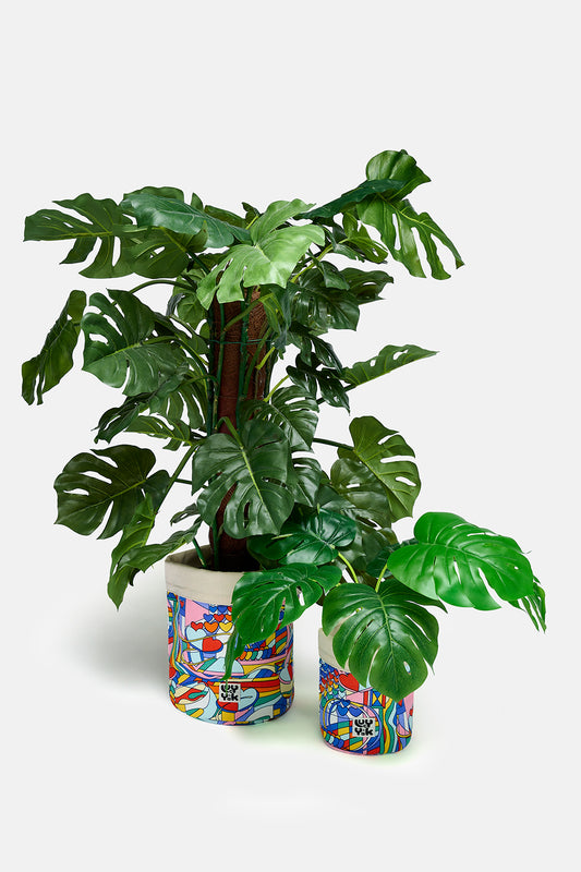 Plant Pot Covers: DEADSTOCK FABRIC - Gioia Tang & Yak