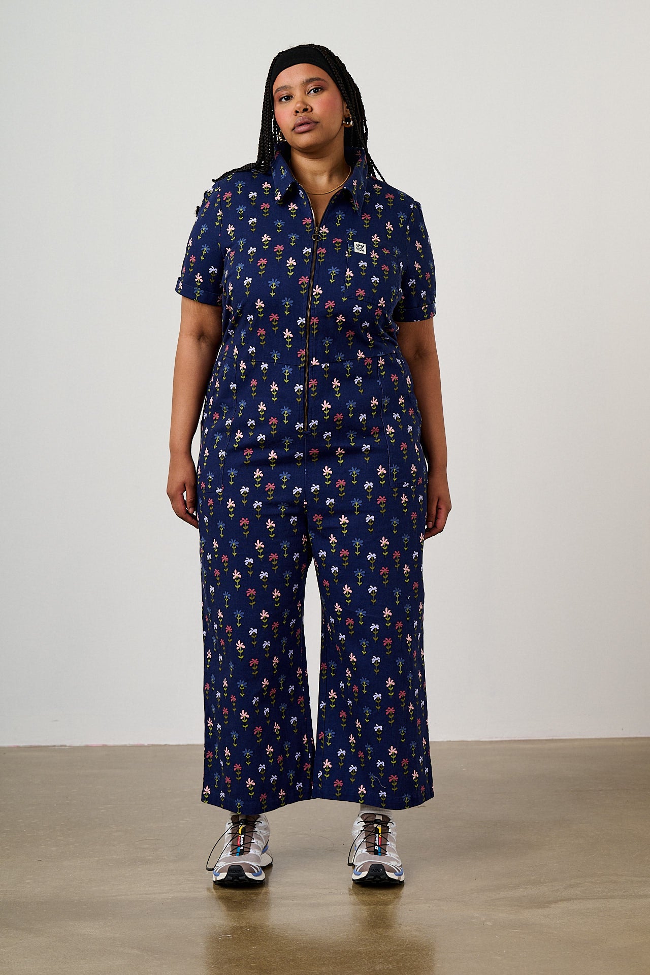 Ragan Cotton Jumpsuit Tulips