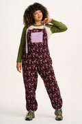 Baloo - Borg Fleece Dungarees in Viola Print