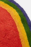 Rainbow Heart Bath Mat