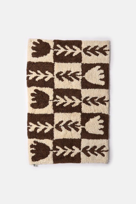 Tomas - Tulip Checkerboard Print Bath Mat