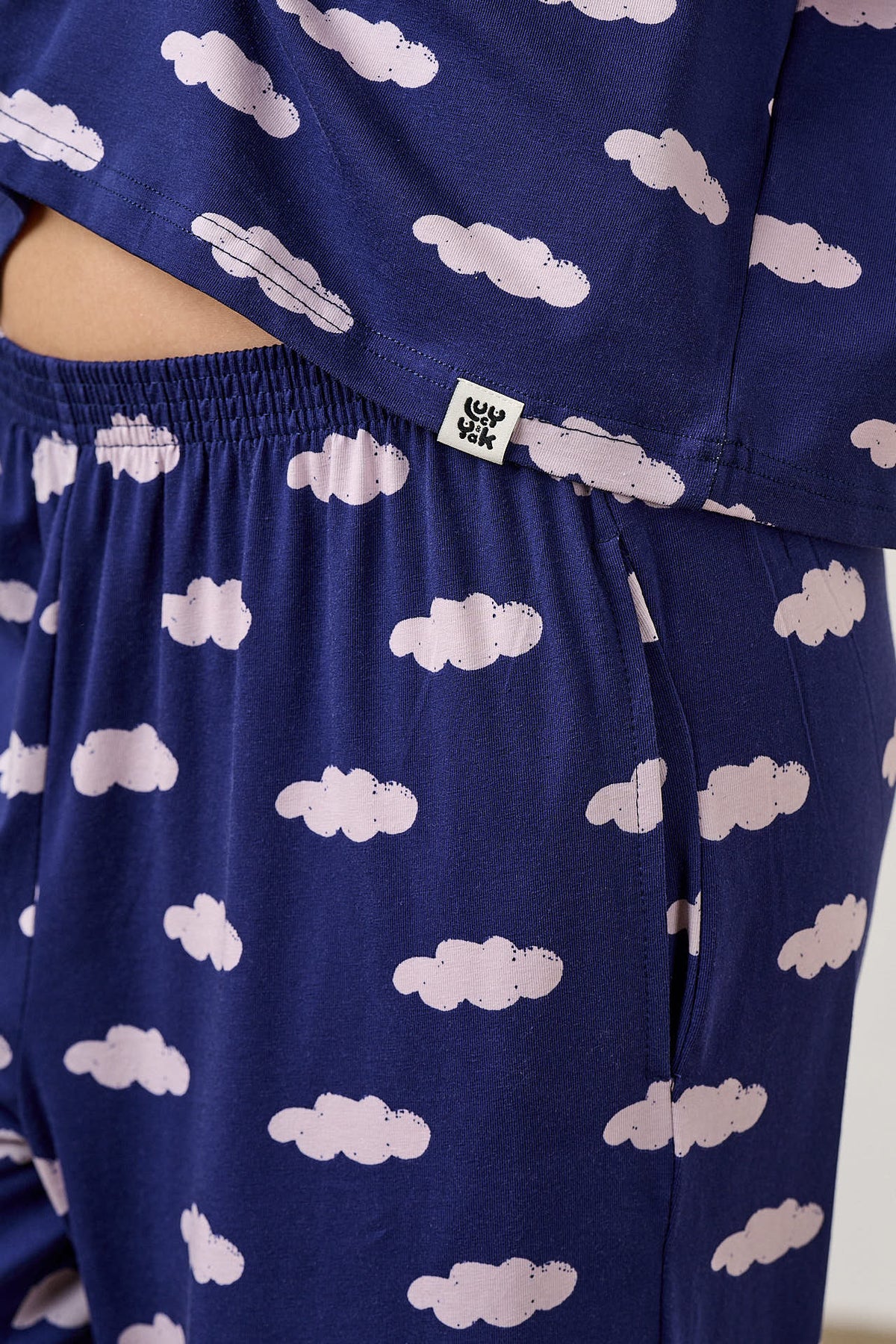 Sabrina - Pyjamas in Clouds Print