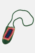 Crochet Bottle Bag: DEADSTOCK COTTON - Multi Colour